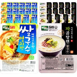 백제  멸치맛쌀국수15개 + 파곰탕면15개