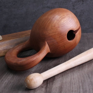 국내제작 벚나무 목탁 4치