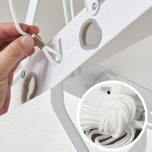 리빙홈데코  천장 빨래건조대 전용 끈/다용도 천정 빨래건조대줄 베란다 빨래줄 노끈 로프 세탁 빨랫줄 밧줄 발코니