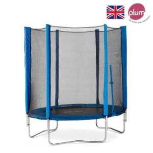 유아 어린이 대형 안전망 트램폴린 182cm 블루 29395147