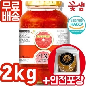 꽃샘식품  꽃샘 꿀자몽차 2kg