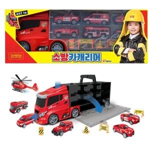 씽크 소방카 캐리어 소방차 소방관놀이 견인차 레카차
