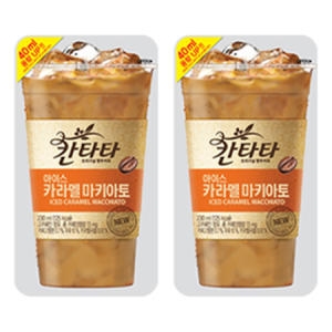롯데칠성음료 칸타타 아이스 카라멜마키아토 230ml