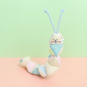 바스락 애벌레 촉감놀이 오감발달 헝겊 장난감