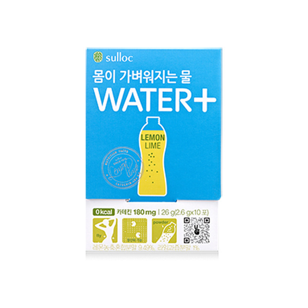  오설록 몸이 가벼워지는 물 워터 플러스 레몬라임 2.6g 40포 [1개]