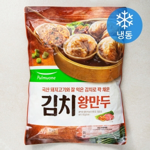 풀무원  제대로 채운 김치왕만두 냉동 1개 1.4kg