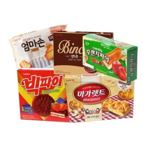 롯데제과  마가렛트 과자세트 탕비 간식 캔디 파이 비스켓 스낵 마가렛트