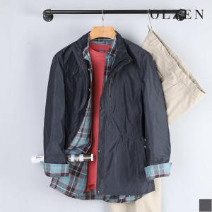 올젠 남성 메모리 소재 사파리 점퍼_ZPB1FF1501