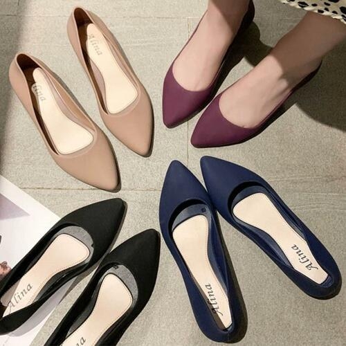 리더스  여성 스틸레토 로퍼 4컬러 플랫슈즈 여자단화  5188984