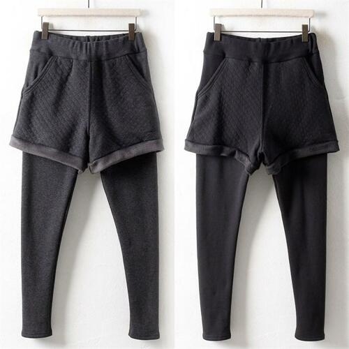 위쉬몰 IN 밍크누빔반바지레깅스 0573RH011  빅사이즈