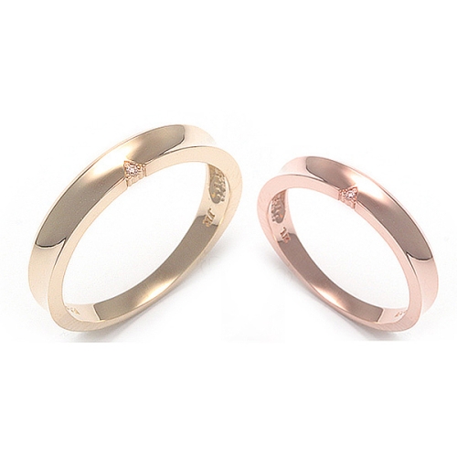 비앤비골드  14k 커플링 반지 심플 원큐빅 커플링 반지 RCS20738