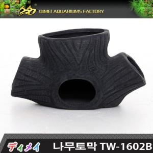 디메이  나무토막  산란상 은신처 놀이터/수족관장식 어항장식 치어 산란처 토분 시클리드