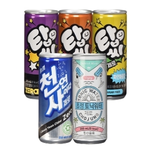 일화 결제 18 540원 탑씨제로3종 천연사이다제로 초정토닉워터제로 250ml 30can 60can 가볍게 즐기는 맛있는 제로탄산