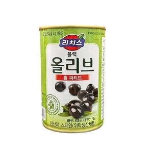 동서  리치스 블랙 올리브 405g-홀 피티드-캔