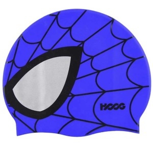 후그 스파이더맨 실리콘 수모 수영모자 귀마개 가방