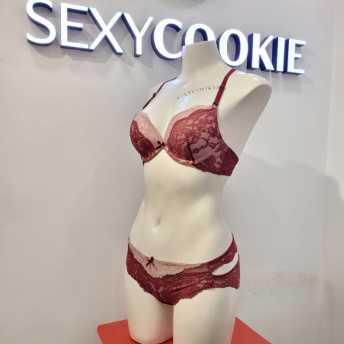 섹시쿠키 글램뮤즈 와인브라 SCWBW837