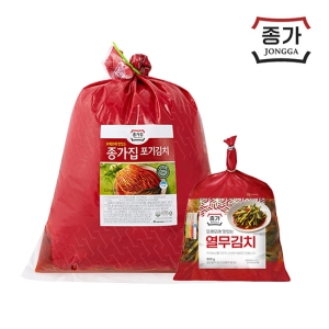 종가 중부식 포기김치 5.2kg + 열무김치 900g