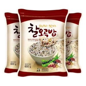 현대농산  국산 찰오곡밥 1.8kg 600gX3봉