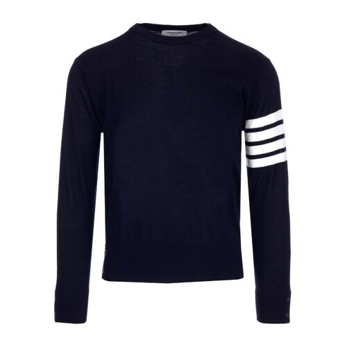 톰브라운 4바 스트라이프 서스테이너블 니트_MKA002A Y1014