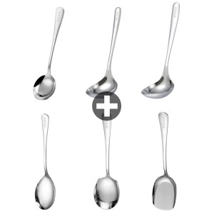 스텐 T24x1개+J15x1개 서빙스푼세트