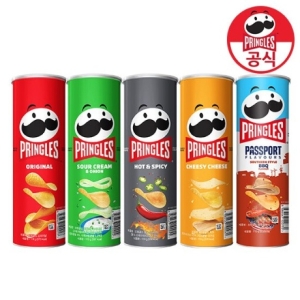 켈로그  프링글스 110g 5종 오리지날 양파맛 매운맛 치즈 버터카라멜