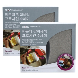 FROG  프로샤인 강력세척 수세미, 12개