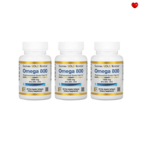 캘리포니아골드뉴트리션 오메가 800 1000mg 30캡슐
