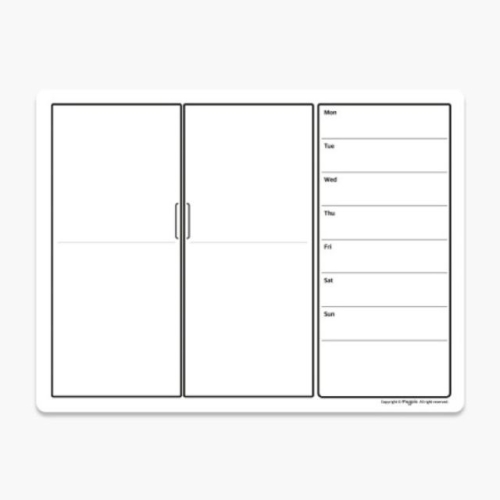 마그피아  유리용 푸드 플래너 보드 MGMB-SFP4030