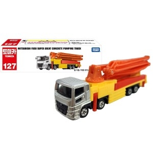 롱 토미카 127 미츠비시 그레이트 콘크리트 펌핑 트럭