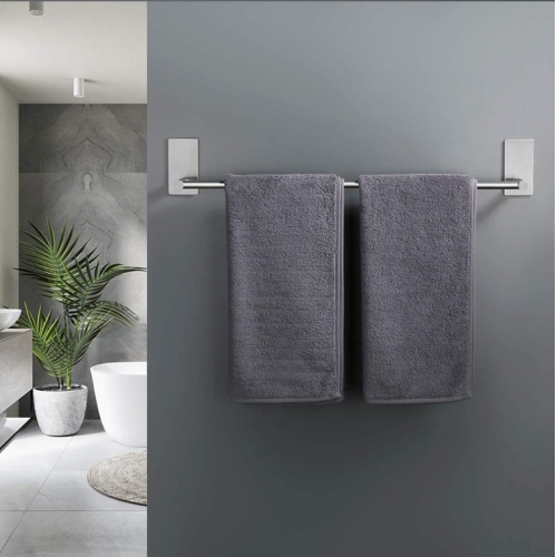 로에드  304 무타공 접착식 스텐 수건걸이 40cm