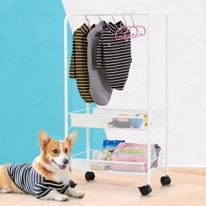네이쳐리빙  토모 강아지 2단 수납 옷걸이 행거