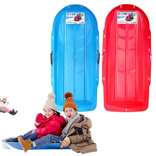 JS SNOW SLED 겨울 등받이 아동 눈썰매 블루 손잡이 스키장 보드 얼음 머드