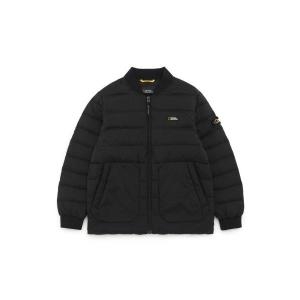 내셔널지오그래픽키즈 키즈 야구넥 경량 다운 점퍼 BEIGE (K224UDW910)