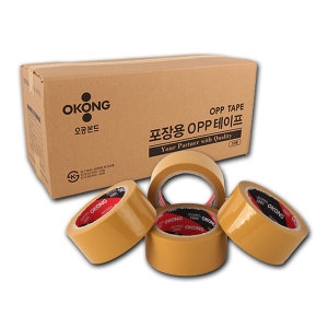 오공  중포장 OPP 러버 박스테이프 48mm x 50m