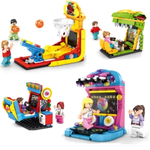 레고  중국 오락실 게임장 조립 블럭 시티 프렌즈 호환 농구 자동차 오토바이 SY5302