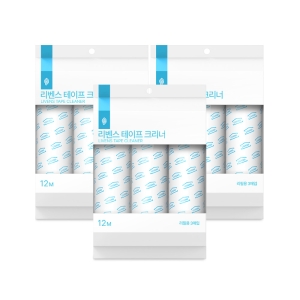 리벤스  사선컷팅 돌돌이 테이프클리너 리필 3롤