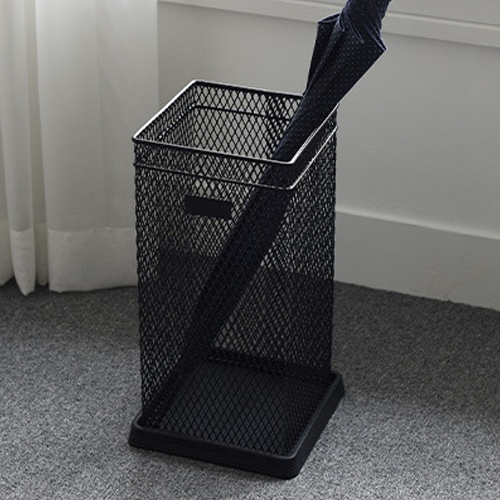 한스틸  사각매쉬 우산꽂이