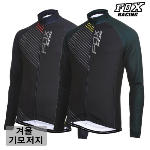 폭스레이싱  동계 기모 긴팔져지 FRLJER-134 자전거의류 라이딩복 싸이클 저지 겨울 mtb