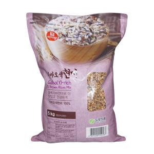 코스트코 커클랜드 가바오색현미 5kg 국산 가바오색 현미 곡물