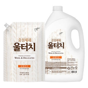 피죤 울터치 중성세제 4L + 리필 1.3L