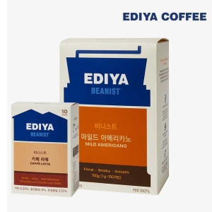 이디야  비니스트 마일드 아메리카노 150T + 카페라떼 10T
