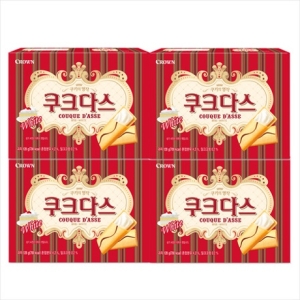 크라운제과  쿠크다스 화이트 128g
