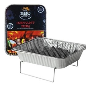 RT  캠핑용 꼬치 그릴 일회용 바베큐 화로 양꼬치 불판 W9722EB