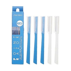 시세이도 포인트 레이저 5개입 눈썹칼 눈썹 솜털 제모 면도칼