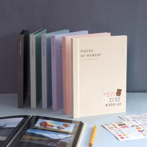 아이코닉  레터링 접착식앨범 6colors + 스티커 증정