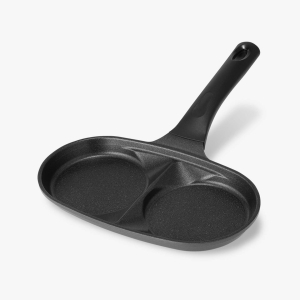 삼우에너텍 포시즌 뒤집기 홈이 있는 2구 에그팬 IH 인덕션가능