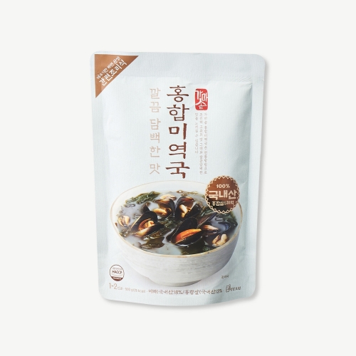 청조푸드 깔끔 담백한 맛 홍합미역국 500g [1개] - 에누리 가격비교