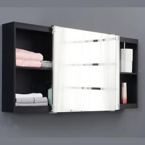 닥터바스  수납 슬라이드 욕실장 블랙