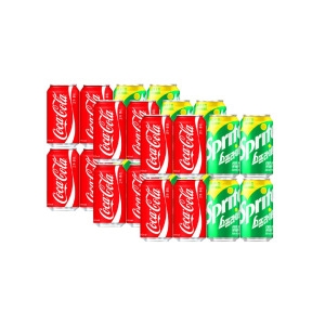 코카콜라음료 코카콜라 355ml 12개 + 스프라이트 355ml 12개