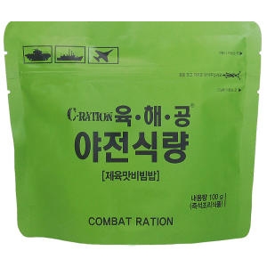 참미푸드  육해공 야전식량 제육맛비빔밥 100g